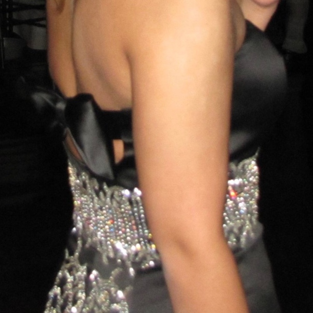 Jovani Black Jeweled Gown